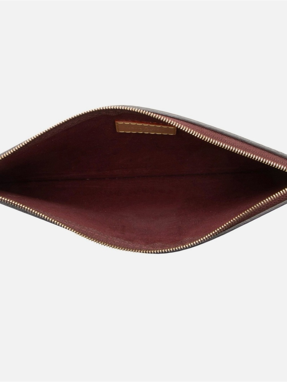 Louis Vuitton Brown Monogram Canvas Wristlet Clutch with Tan Trim - Picture 2 of 5